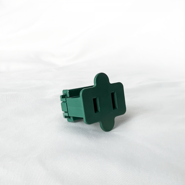 Female Socket, Green, (100) Christmas Light Supplies