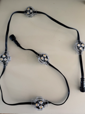 RGBW 3000K 12V LED (SET OF 5) BLACK