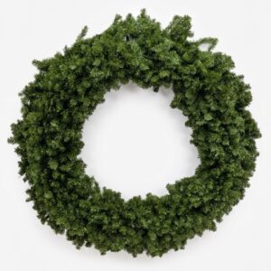 60 Inch Outdoor Wreath, Pre-Lit, With Plug